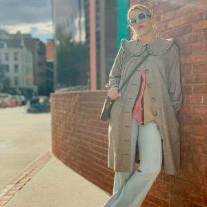 Dôen Grove Jacket in Montreal Plaid Wool EUC XS